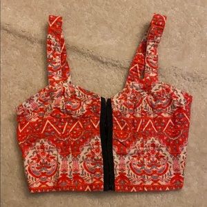 Patterned crop top